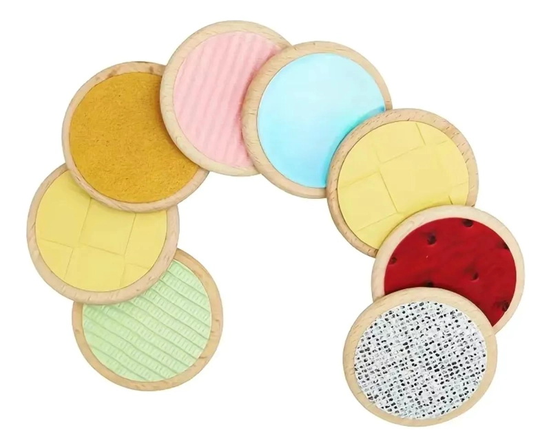 JUEGO SENSORIAL DE TEXTURAS EN MADERA PARA NIÑOS - 4