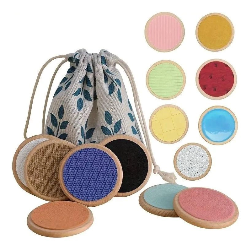 JUEGO SENSORIAL DE TEXTURAS EN MADERA PARA NIÑOS - 7