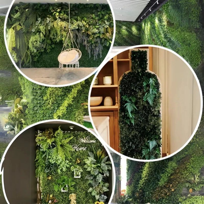 MURO VERTICAL ARTIFICIAL DE PLANTAS PARA DECORACION INTERIOR Y EXTERIOR - 7