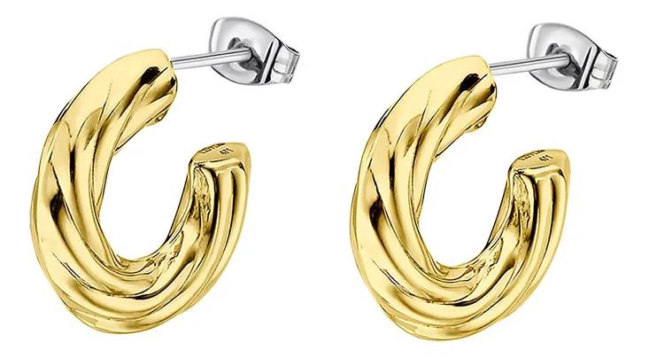 AROS DE ACERO INOXIDABLE 316L PARA MUJER ESTILO URBANO - 1
