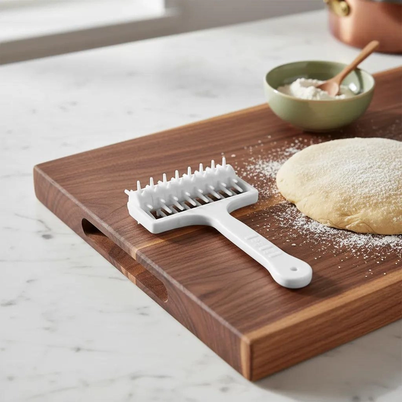 RODILLO PICADOR DE MASA CON CLAVOS DE 15 CM PARA PANADERIA Y REPOSTERIA - 3