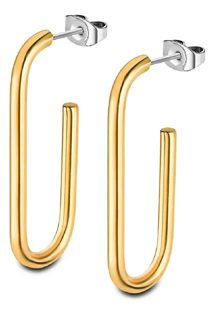 AROS DE ACERO INOXIDABLE 316L PARA MUJER ESTILO URBANO - 2
