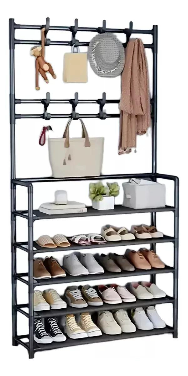 ORGANIZADOR MULTIFUNCIONAL DE ZAPATOS Y PERCHEROS 170X80CM - 2