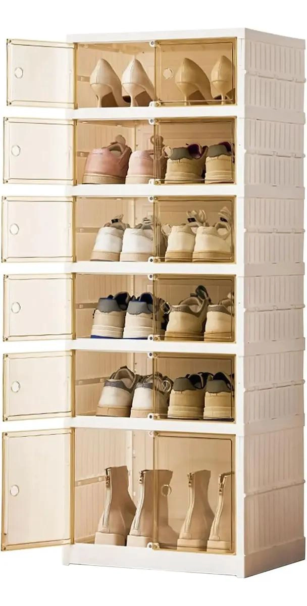 ZAPATERA PLEGABLE PARA 12 PARES DE CALZADO COMPACTA - 1