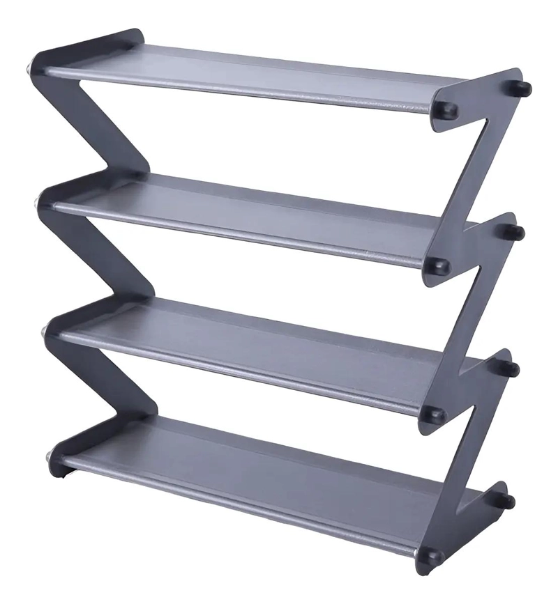 ORGANIZADOR DE ZAPATOS MODERNO PARA 8 PARES EN GRIS - 2