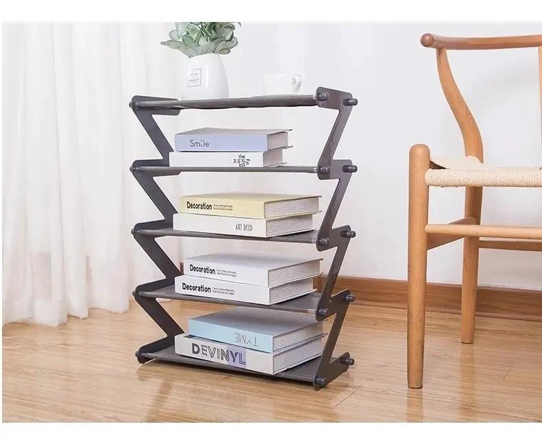 ORGANIZADOR DE ZAPATOS MODERNO PARA 8 PARES EN GRIS - 6
