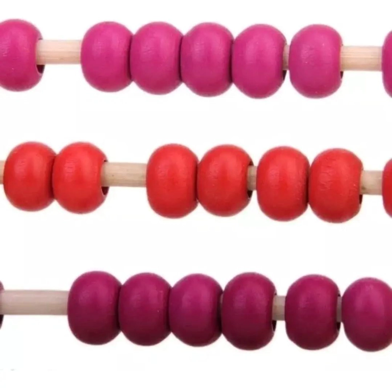 ABACO DE MADERA JUGUETE DIDACTICO PARA APRENDIZAJE INFANTIL - 8