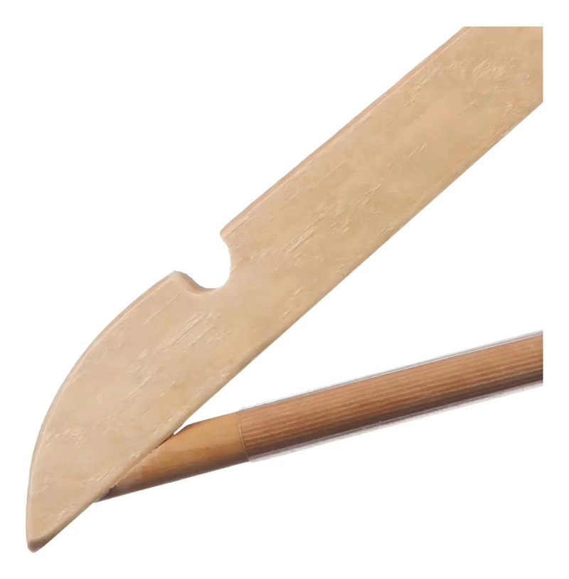 PERCHAS DE MADERA ANTIDESLIZANTES CON GANCHO GIRATORIO 360° - 3