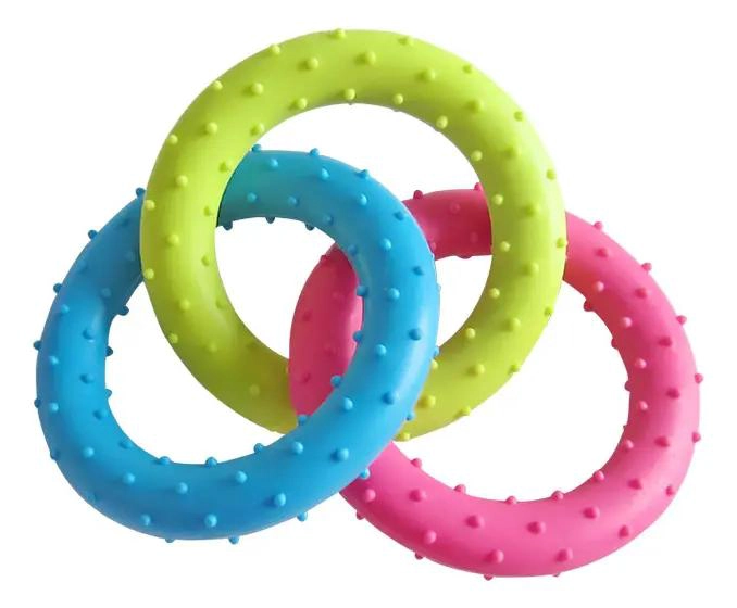 PELOTA DE GOMA MEDIANA PARA PERROS DE 5 CM DE DIAMETRO - 3