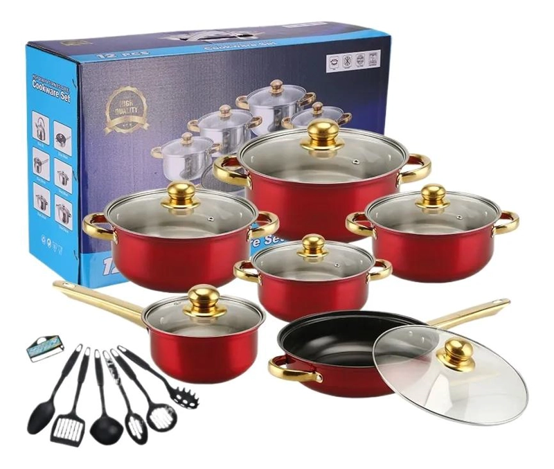 JUEGO DE UTENSILIOS DE COCINA ANTIADHERENTE 18 PIEZAS - 1