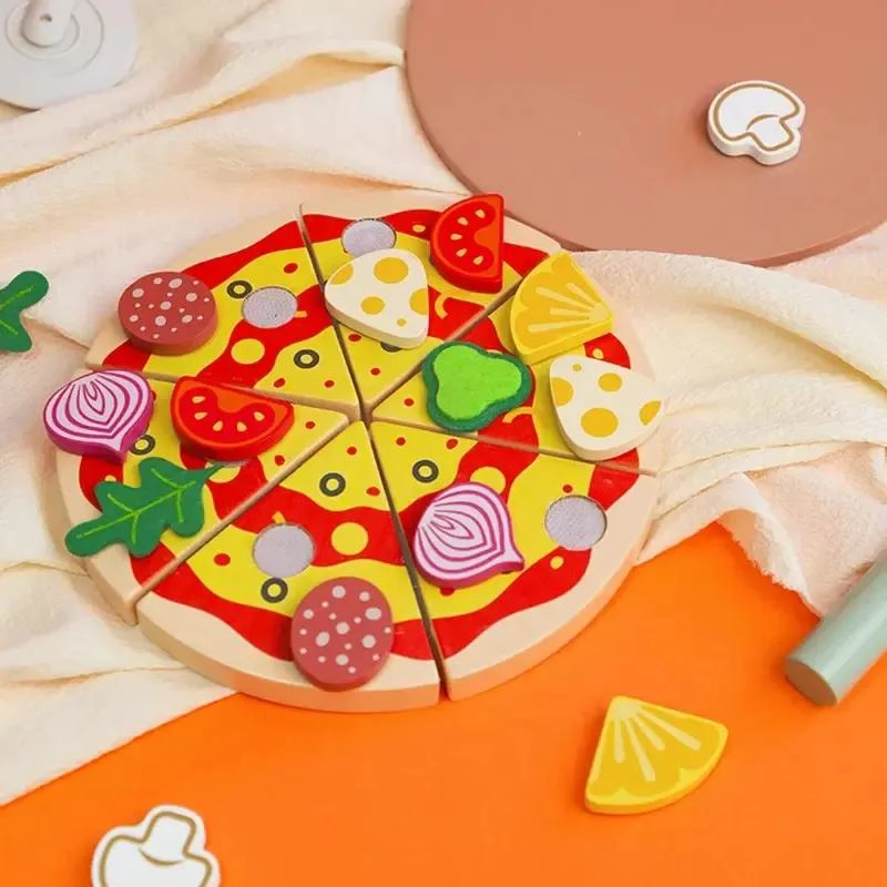 JUEGO DE COCINA INFANTIL SET DE PIZZA MULTICOLOR PARA NIÑOS - 2