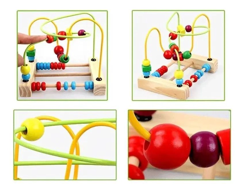 JUGUETE DIDACTICO DE MADERA PARA DESARROLLO INFANTIL - 2