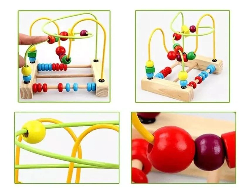 JUGUETE DIDACTICO DE MADERA PARA DESARROLLO INFANTIL - 5