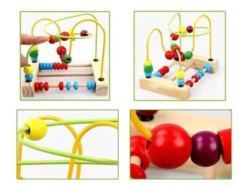 JUGUETE DIDACTICO DE MADERA PARA DESARROLLO INFANTIL - 2