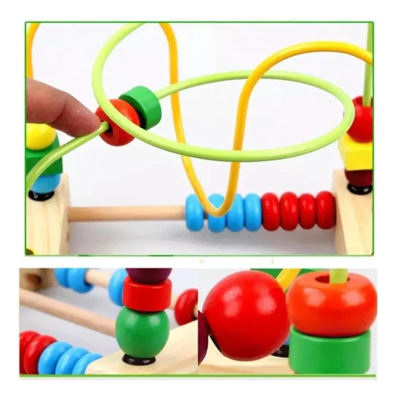 JUGUETE DIDACTICO DE MADERA PARA DESARROLLO INFANTIL - 6
