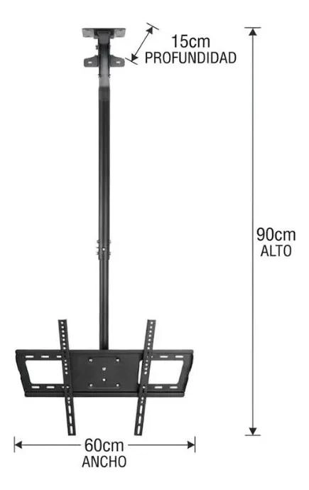 SOPORTE DE TECHO PARA TELEVISORES DE 26 A 65 PULGADAS - 3