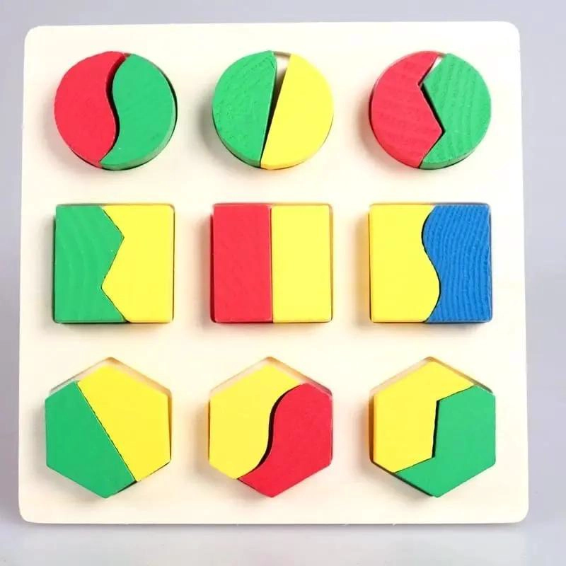 PACK DE 3 PUZZLES DE MADERA PARA APRENDIZAJE INFANTIL - 8