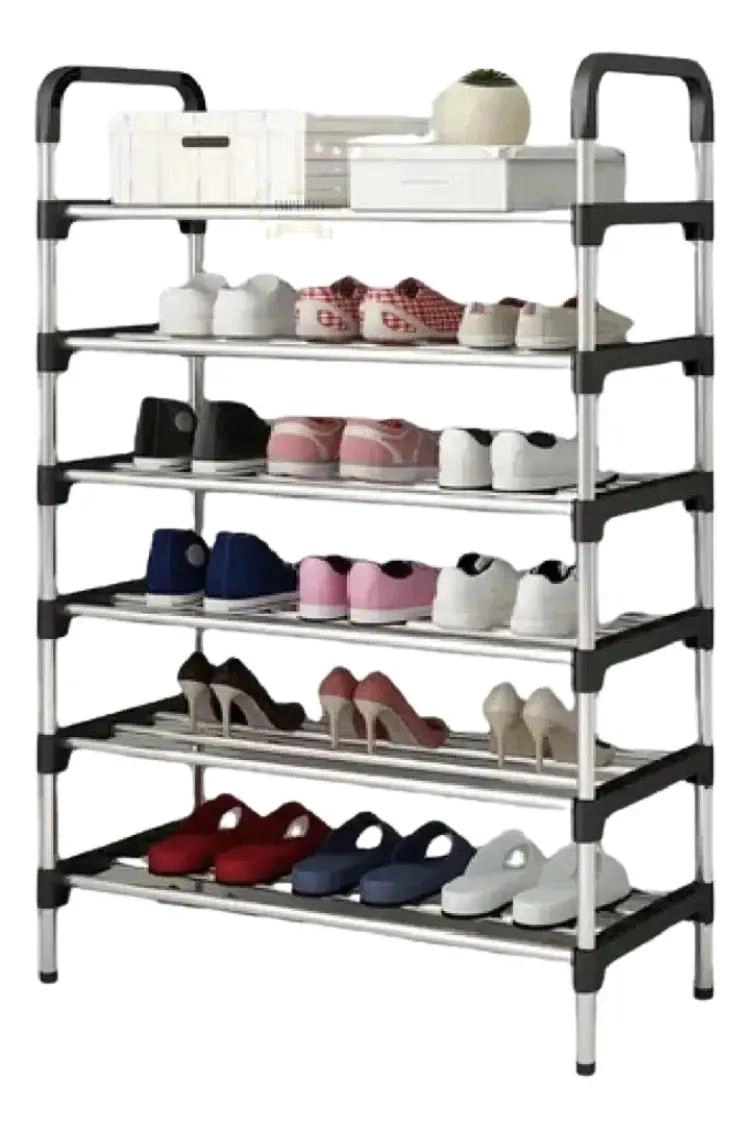 ESTANTE ORGANIZADOR DE ZAPATOS DE 6 PISOS PARA 18 PARES - 1