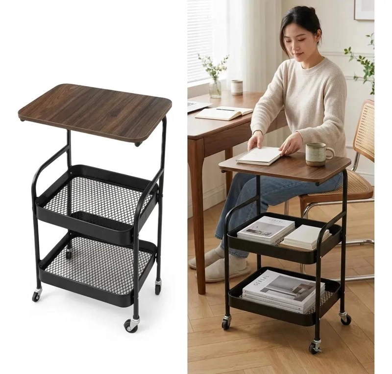 CARRITO ORGANIZADOR MULTIUSO DE 3 NIVELES CON RUEDAS - 6