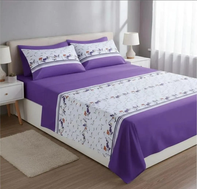 SABANAS DE 1.5 PLAZAS CON 144 HILOS Y DISEÑOS ELEGANTES - 1