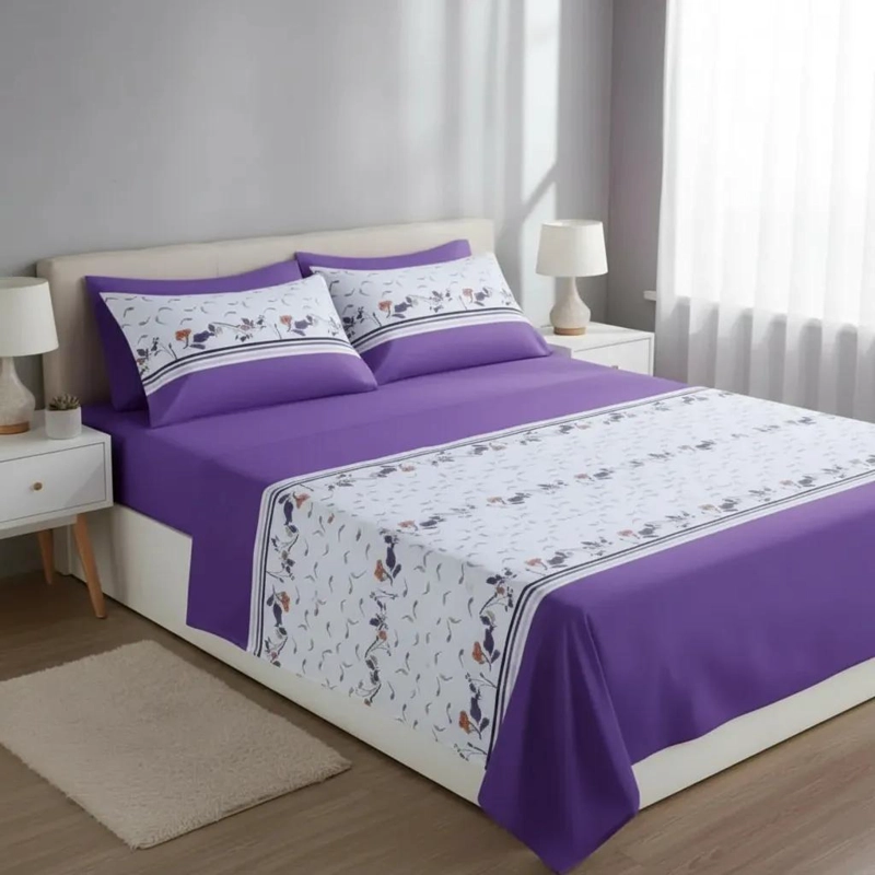SABANAS DE 1.5 PLAZAS CON 144 HILOS Y DISEÑOS ELEGANTES - 2