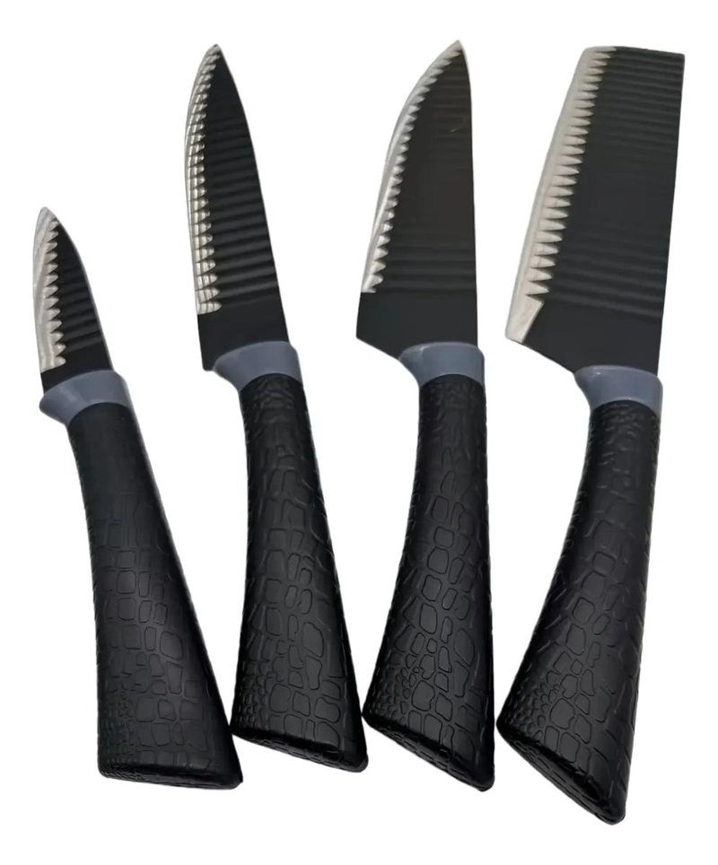 SET DE UTENSILIOS DE COCINA 6 PIEZAS CON CUCHILLOS Y TIJERAS - 3