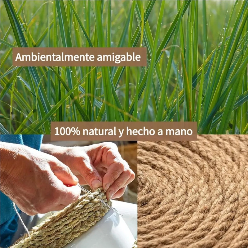 SET DE 6 MANTELES INDIVIDUALES DE YUTE ECOLOGICOS 35 CM - 7