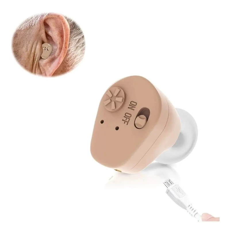 AUDIFONO DIGITAL COMPACTO PARA ADULTOS Y NIÑOS CON AJUSTE DE VOLUMEN - 1