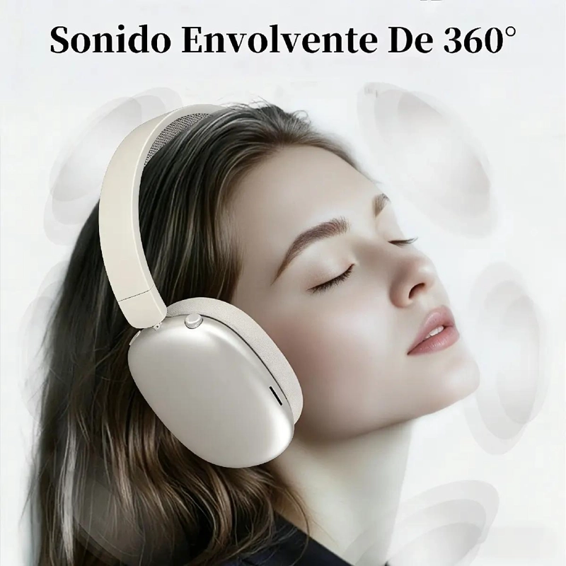 AUDIFONOS INALAMBRICOS DIADEMA CON MICROFONO Y BLUETOOTH 5.4 - 2