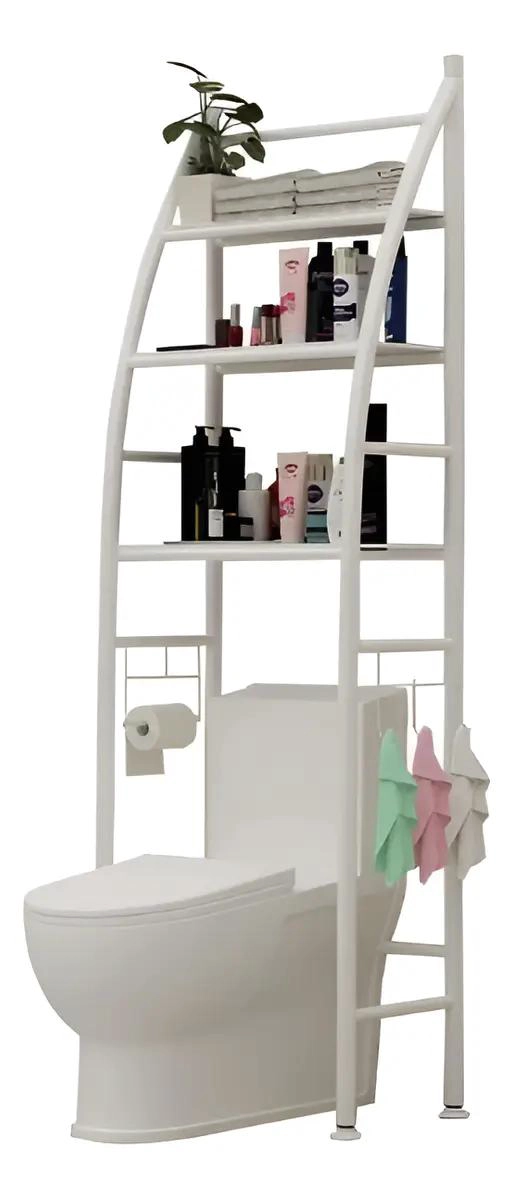 ESTANTE ORGANIZADOR DE BAÑO Y LAVANDERIA CON TRES NIVELES - 1