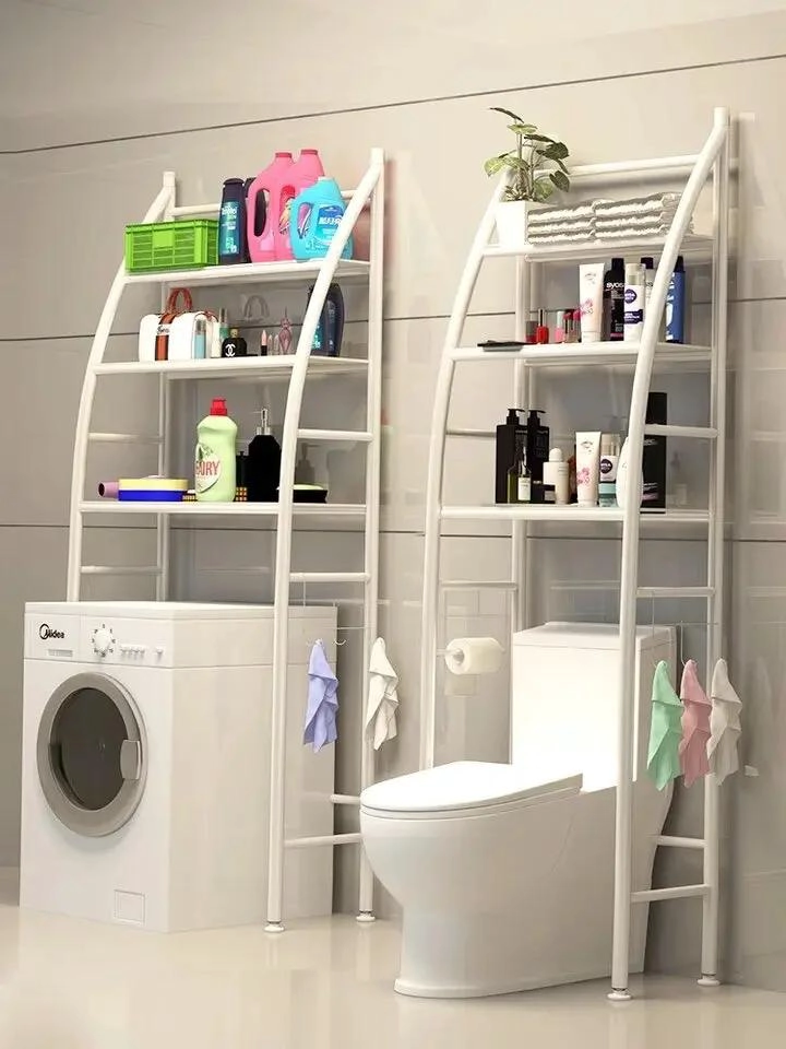 ESTANTE ORGANIZADOR DE BAÑO Y LAVANDERIA CON TRES NIVELES - 3