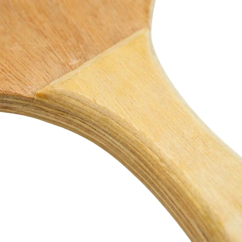 SET DE PALETAS DE PLAYA DE MADERA CON PELOTA Y BOLSO - 1