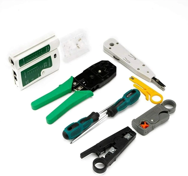 KIT DE HERRAMIENTAS MULTIFUNCIONAL PARA REDES Y CRIMPADO - 2