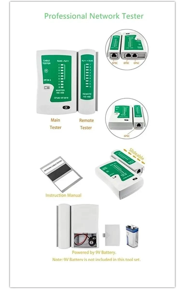 KIT DE HERRAMIENTAS MULTIFUNCIONAL PARA REDES Y CRIMPADO - 3