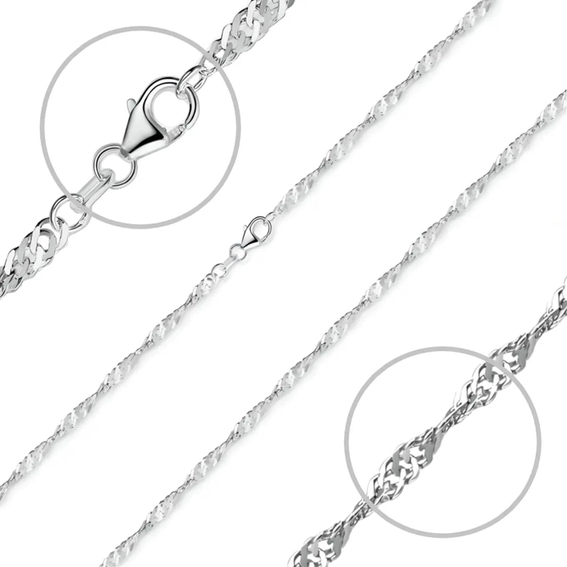 CONJUNTO DE AROS Y COLLAR DE PLATA 925 CON DISEÑO DE MARIPOSAS - 6