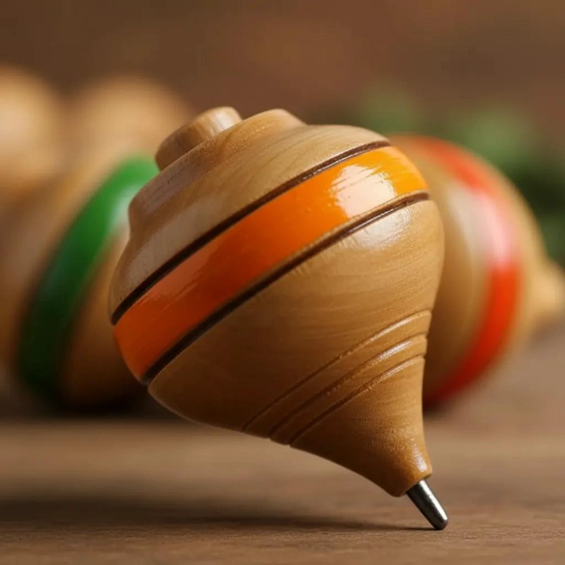 TROMPOS DE MADERA ARTESANALES PARA FIESTAS PATRIAS - 4