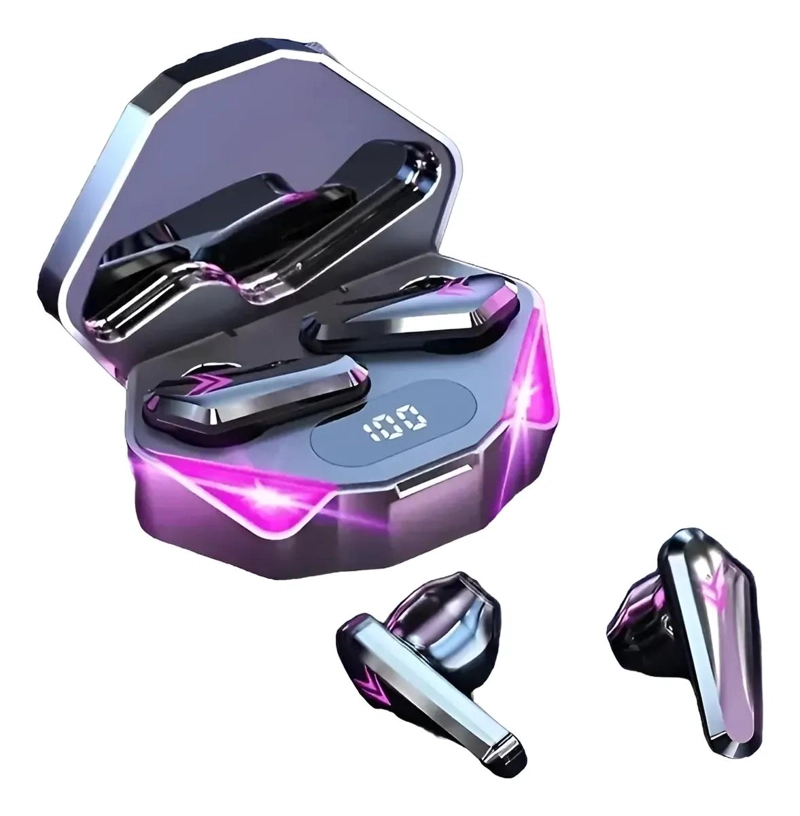 AUDIFONOS INALAMBRICOS GAMER BLUETOOTH 5.3 CON MICROFONO - 1