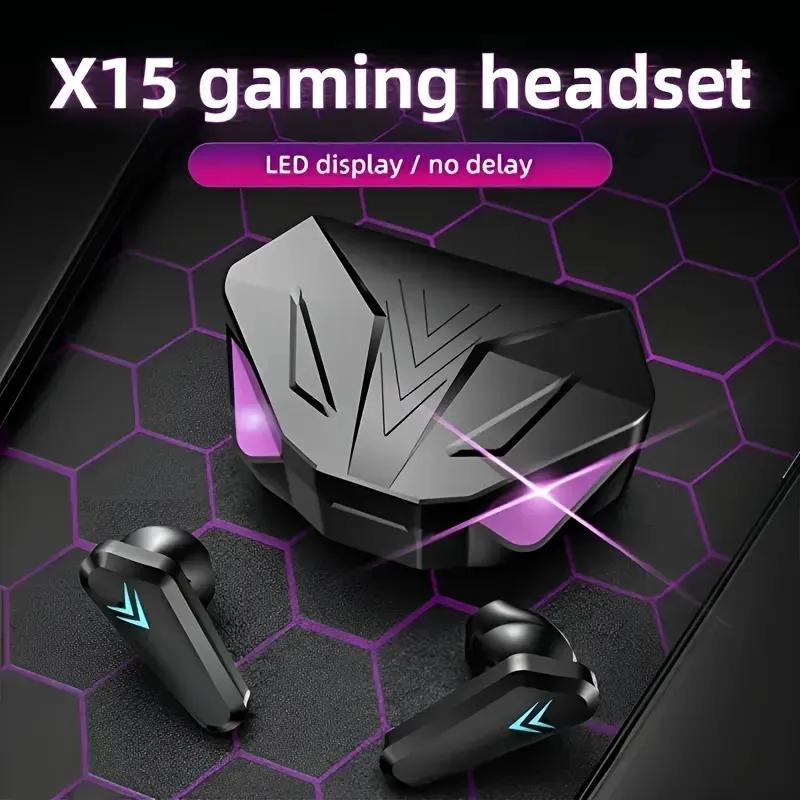 AUDIFONOS INALAMBRICOS GAMER BLUETOOTH 5.3 CON MICROFONO - 6