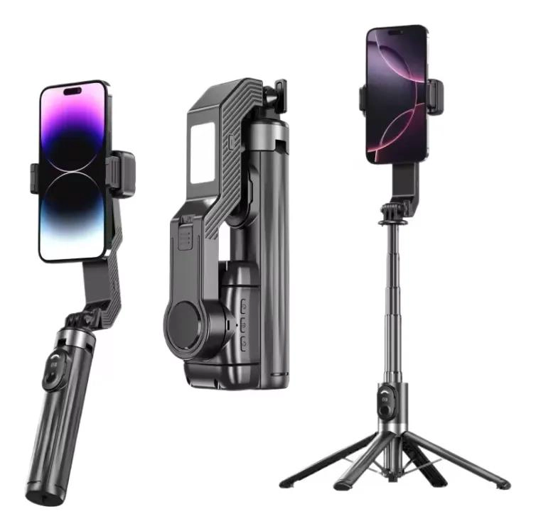 TRIPODE Y PALO SELFIE Q31 CON ESTABILIZADOR Y LUZ LED - 1