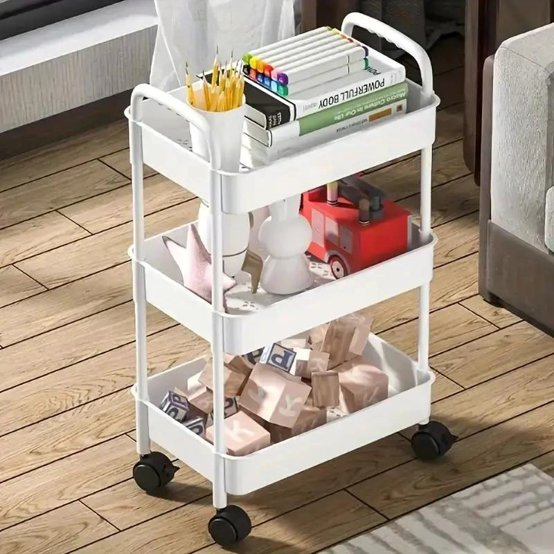 CARRITO ORGANIZADOR MULTIUSO DE 3 NIVELES CON RUEDAS - 7
