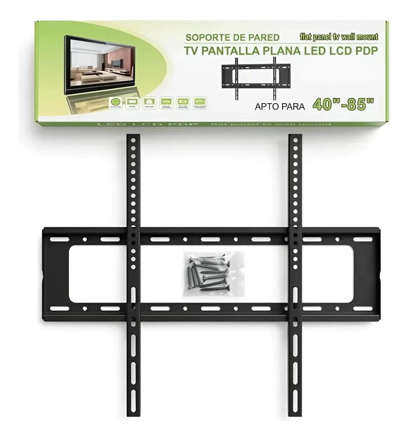 SOPORTE FIJO PARA PARED DE TELEVISOR DE 40 A 85 PULGADAS - 2