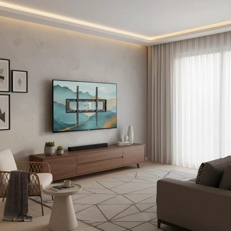 SOPORTE FIJO PARA PARED DE TELEVISOR DE 40 A 85 PULGADAS - 8