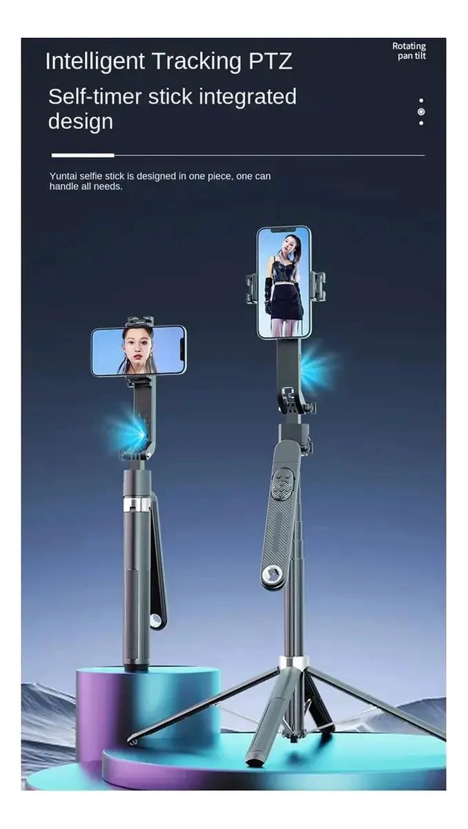 TRIPODE INTELIGENTE CON SEGUIMIENTO FACIAL AUTOMATICO 360 GRADOS - 6