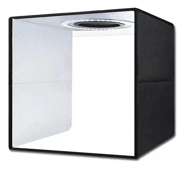 MINI ESTUDIO FOTOGRAFICO PORTATIL CON ILUMINACION LED 40X40 - 4