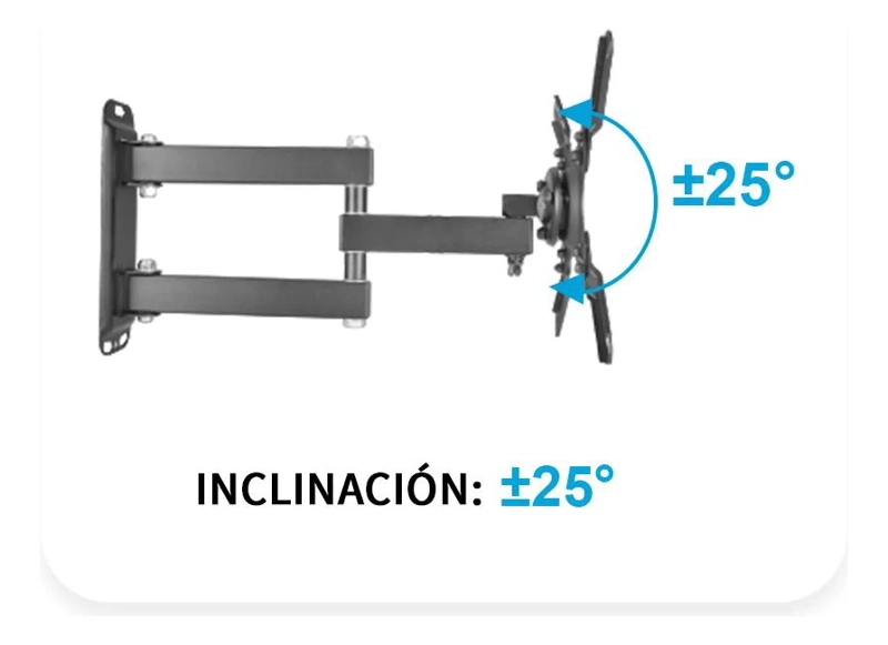 SOPORTE ARTICULADO PARA TV DE 10 A 43 PULGADAS CON HDMI - 5