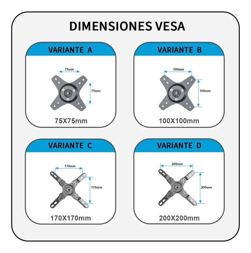 SOPORTE ARTICULADO PARA TV DE 10 A 43 PULGADAS CON HDMI - 7