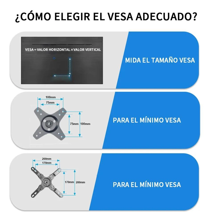SOPORTE ARTICULADO PARA TV DE 10 A 43 PULGADAS CON HDMI - 8