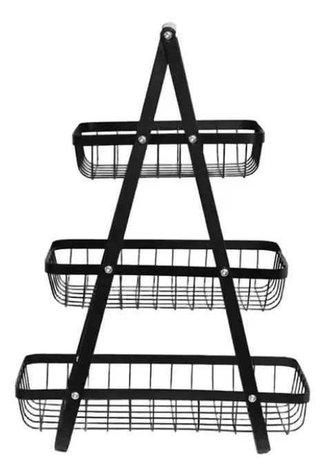 ORGANIZADOR METALICO MULTIFUNCIONAL PARA FRUTAS Y VERDURAS - 1