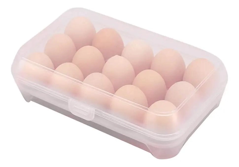ORGANIZADOR APILABLE DE HUEVOS PARA 15 UNIDADES - 1