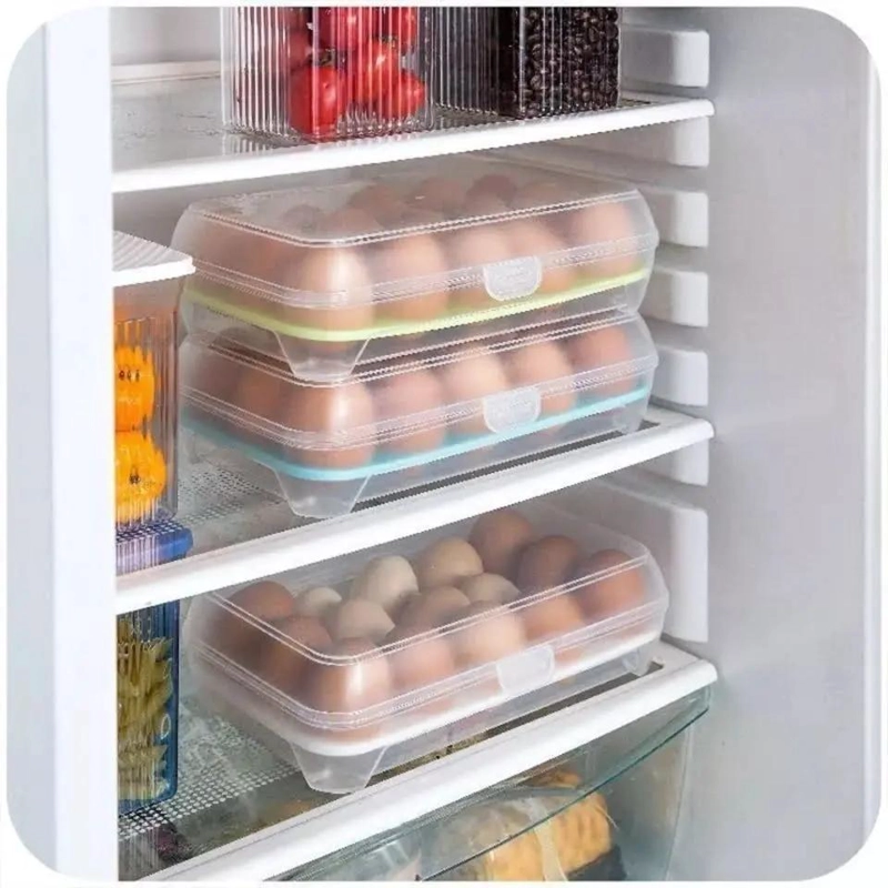 ORGANIZADOR APILABLE DE HUEVOS PARA 15 UNIDADES - 3